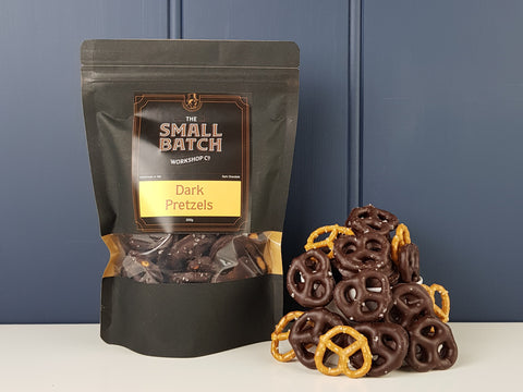 Dark Choc Pretzels 200g