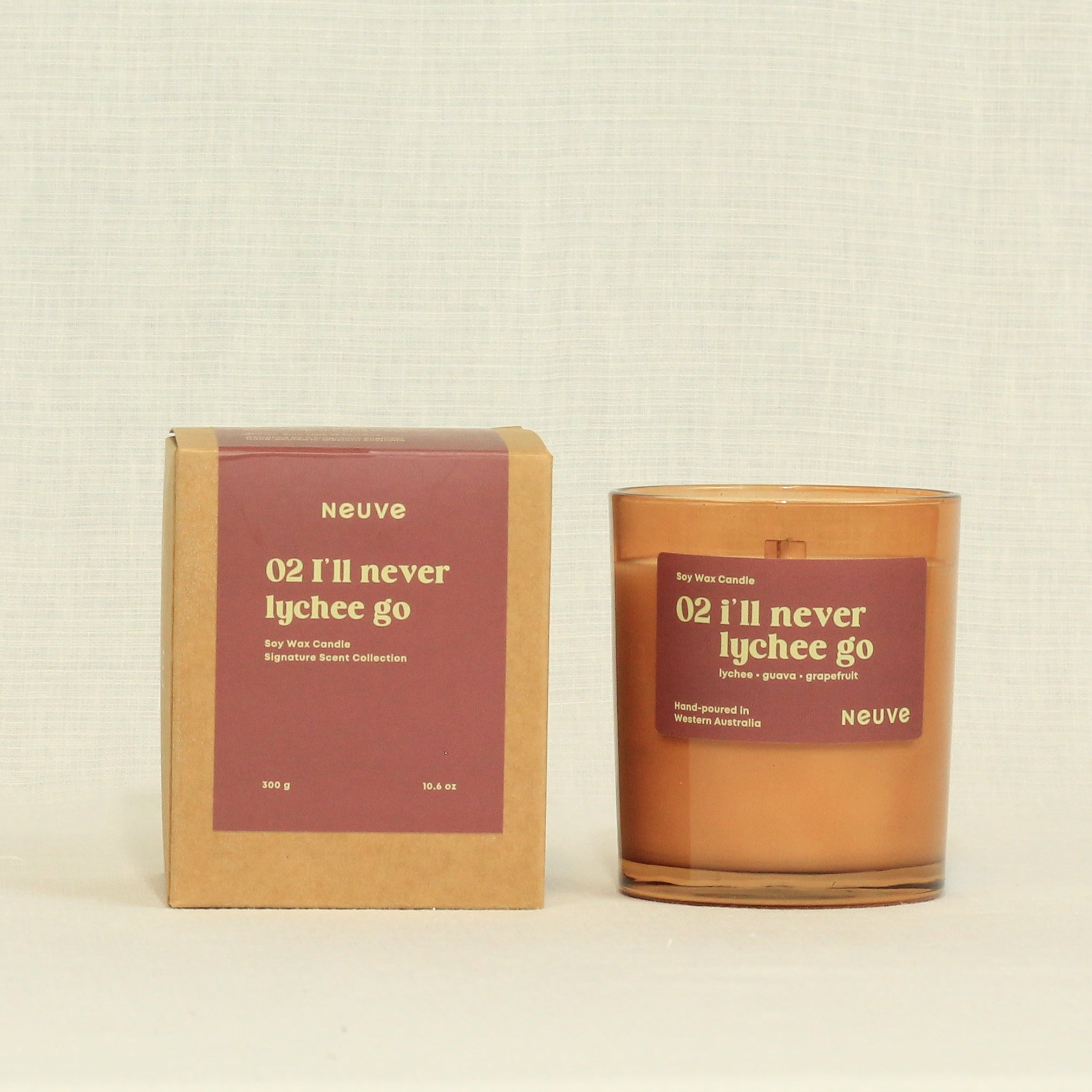 Neuve Candle - I'll Never Lychee Go
