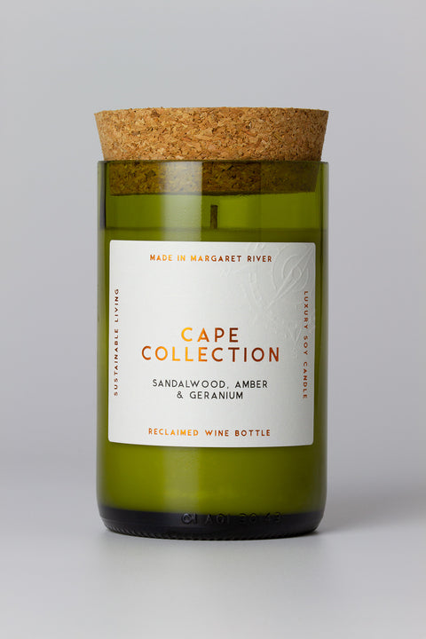 Cape Collection Candle - Sandalwood, Amber & Geranium