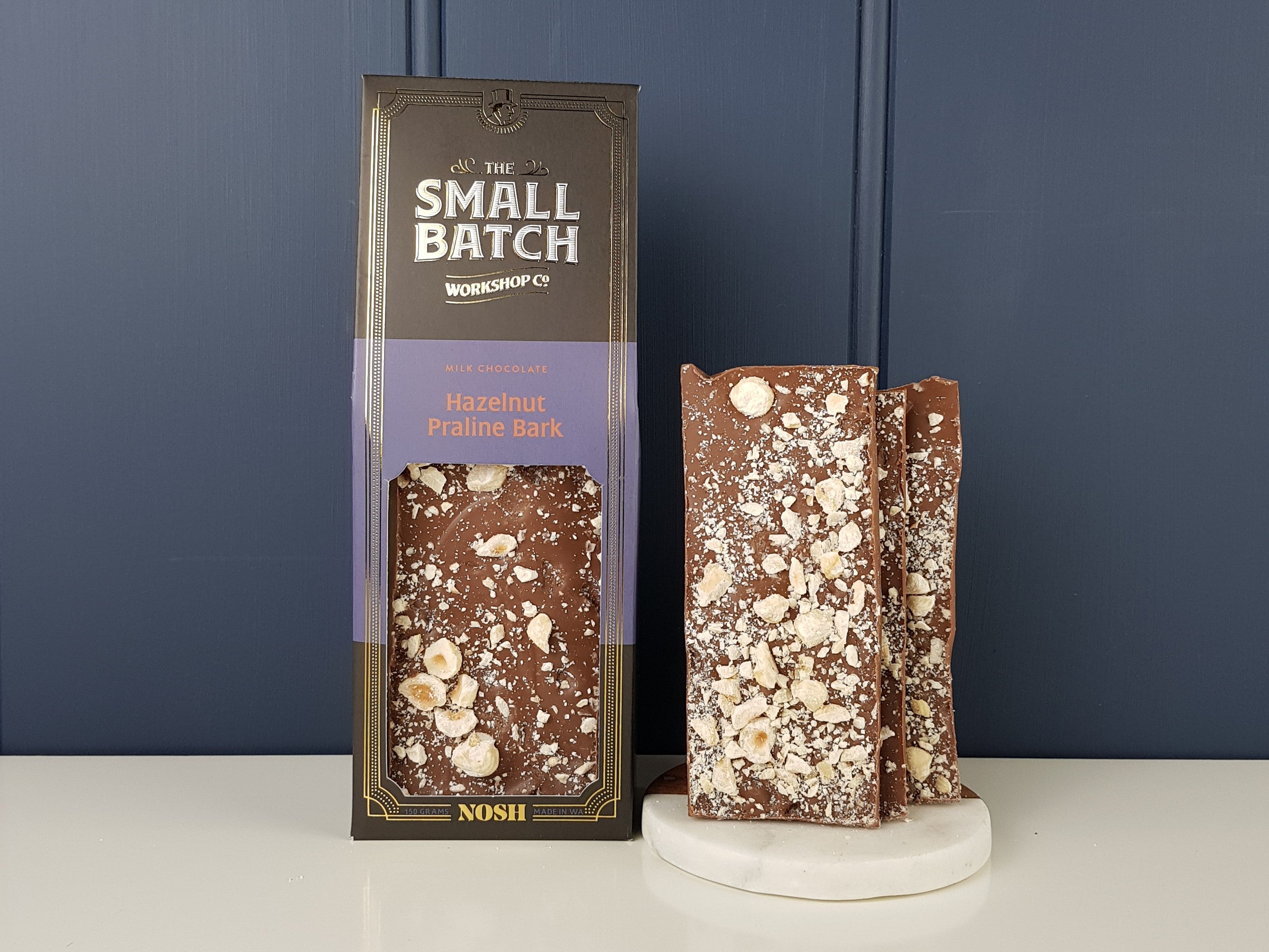 Hazelnut Praline Bark 150g